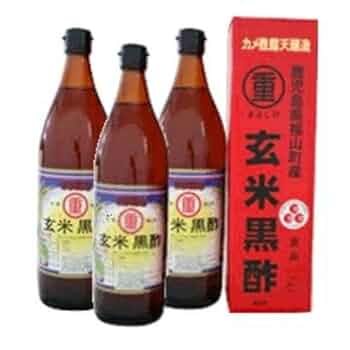 Amazon.co.jp: 有限会社重久盛一酢醸造場 まるしげ玄米黒酢